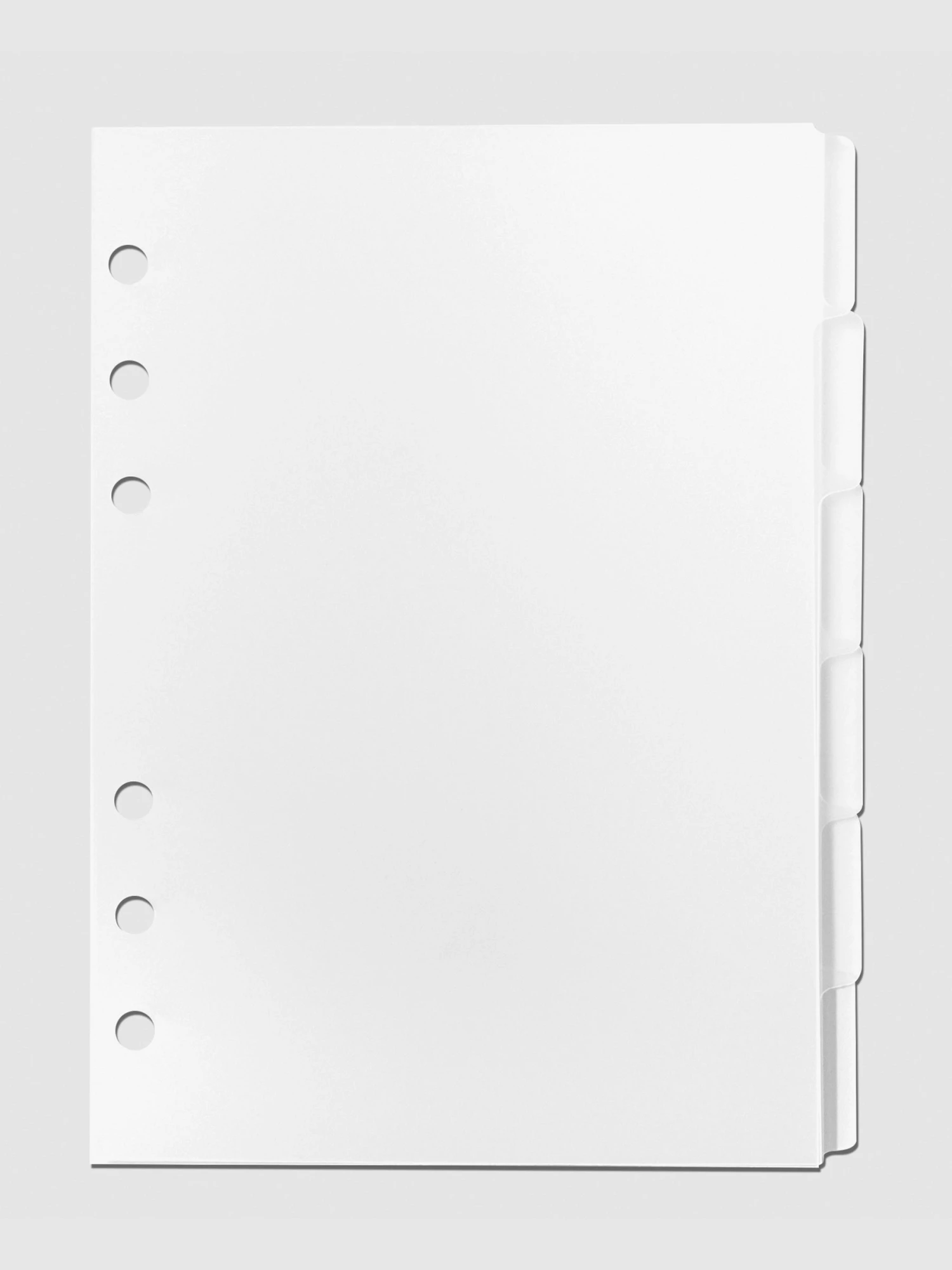 Blank Side Tab Planner Dividers | Low Profile | Matte(Blank Side Tab Planner Dividers Low Profile Matte) 4 Blank Side Tab Planner Dividers | Low Profile | Matte(Blank Side Tab Planner Dividers Low Profile Matte) - Image 4