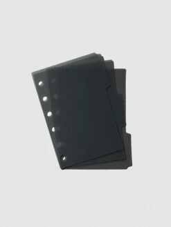 Blank Side Tab Planner Dividers | Low Profile | Tinted(Tinted Blank Divider Set) -Cloth And Paper Shop Blank Side Tab Planner Dividers Low Profile Tinted Petite CP 2