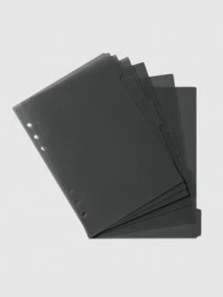 Blank Side Tab Planner Dividers | Low Profile | Tinted(Tinted Blank Divider Set)