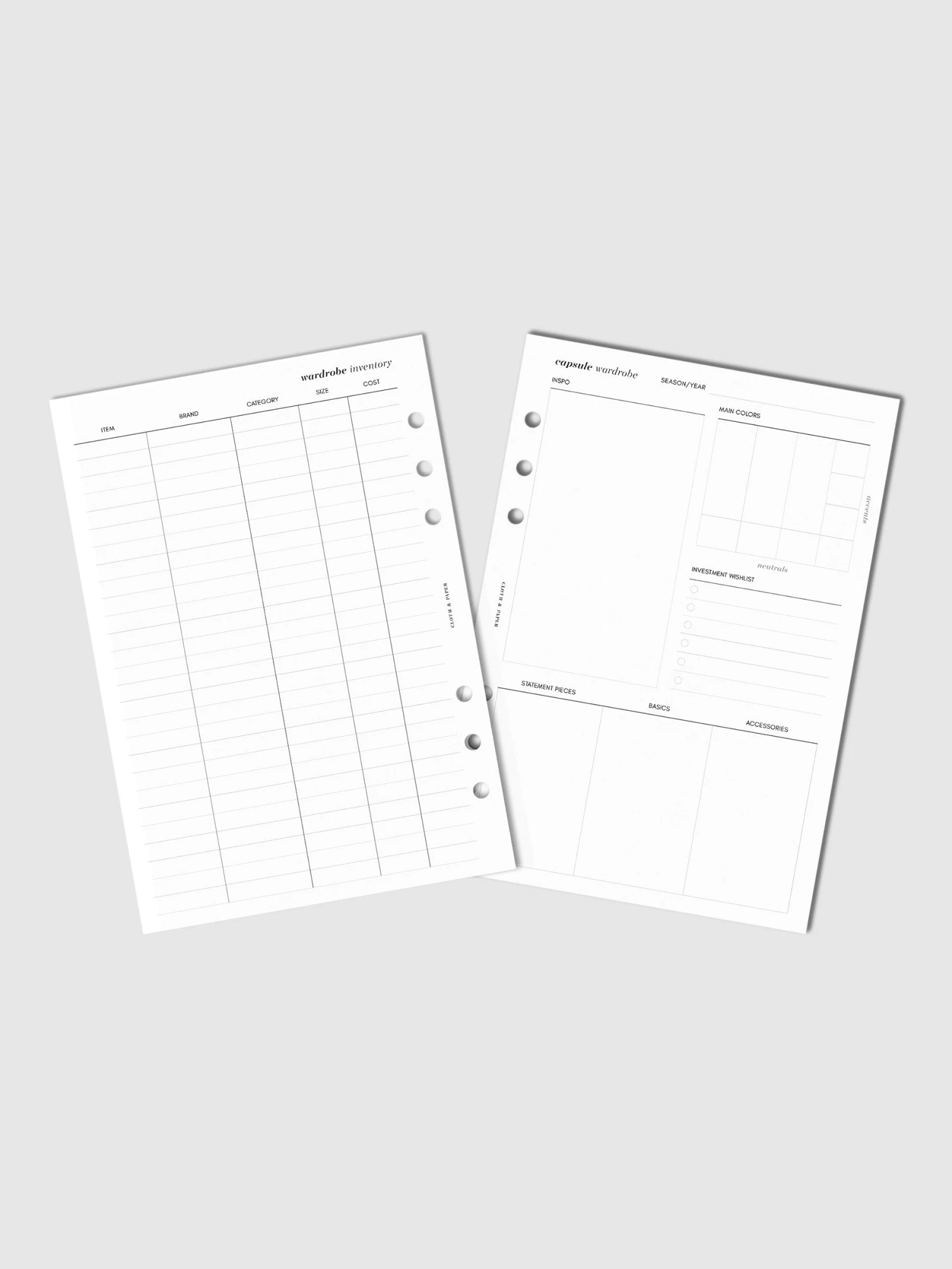 Last Call | Capsule Wardrobe Inserts | Refreshed Layout(Capsule Wardrobe Inserts 2nd Edition) 1 Last Call | Capsule Wardrobe Inserts | Refreshed Layout(Capsule Wardrobe Inserts 2nd Edition)