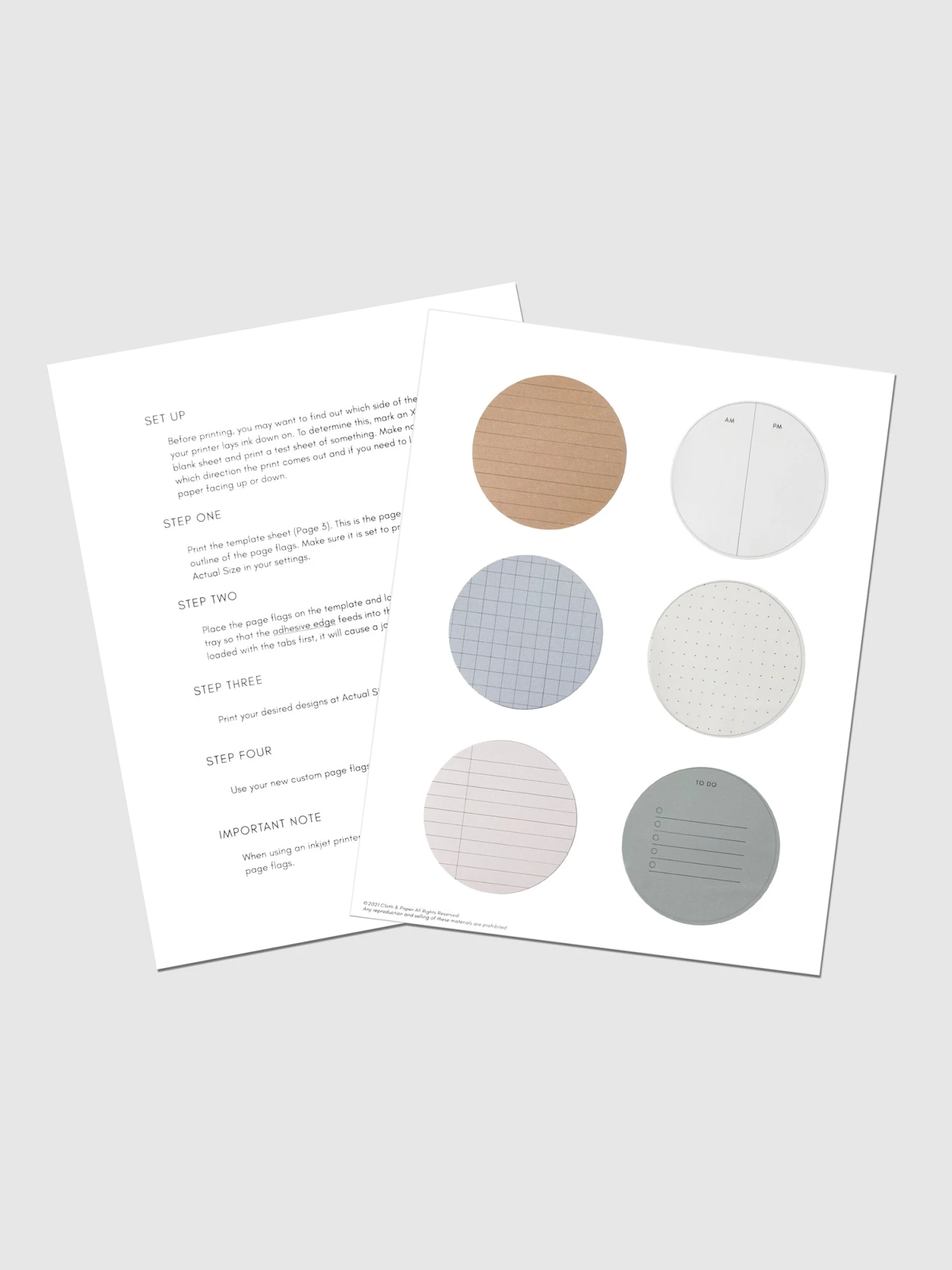 Circle Sticky Note Printable | Essentials(Circle Sticky Note Printable Essentials) 2 Circle Sticky Note Printable | Essentials(Circle Sticky Note Printable Essentials) - Image 2