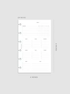 Cleaning Planner Inserts(Cleaning Planner Inserts) -Cloth And Paper Shop Cleaning Planner Inserts CPPetite CP 4
