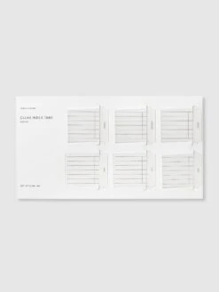 Clear Index Tabs(Clear Index Tabs) 12 Clear Index Tabs(Clear Index Tabs) -Cloth And Paper Shop Clear Index Tabs CP 2