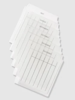 Clear Index Tabs(Clear Index Tabs) 11 Clear Index Tabs(Clear Index Tabs) -Cloth And Paper Shop Clear Index Tabs CP 6