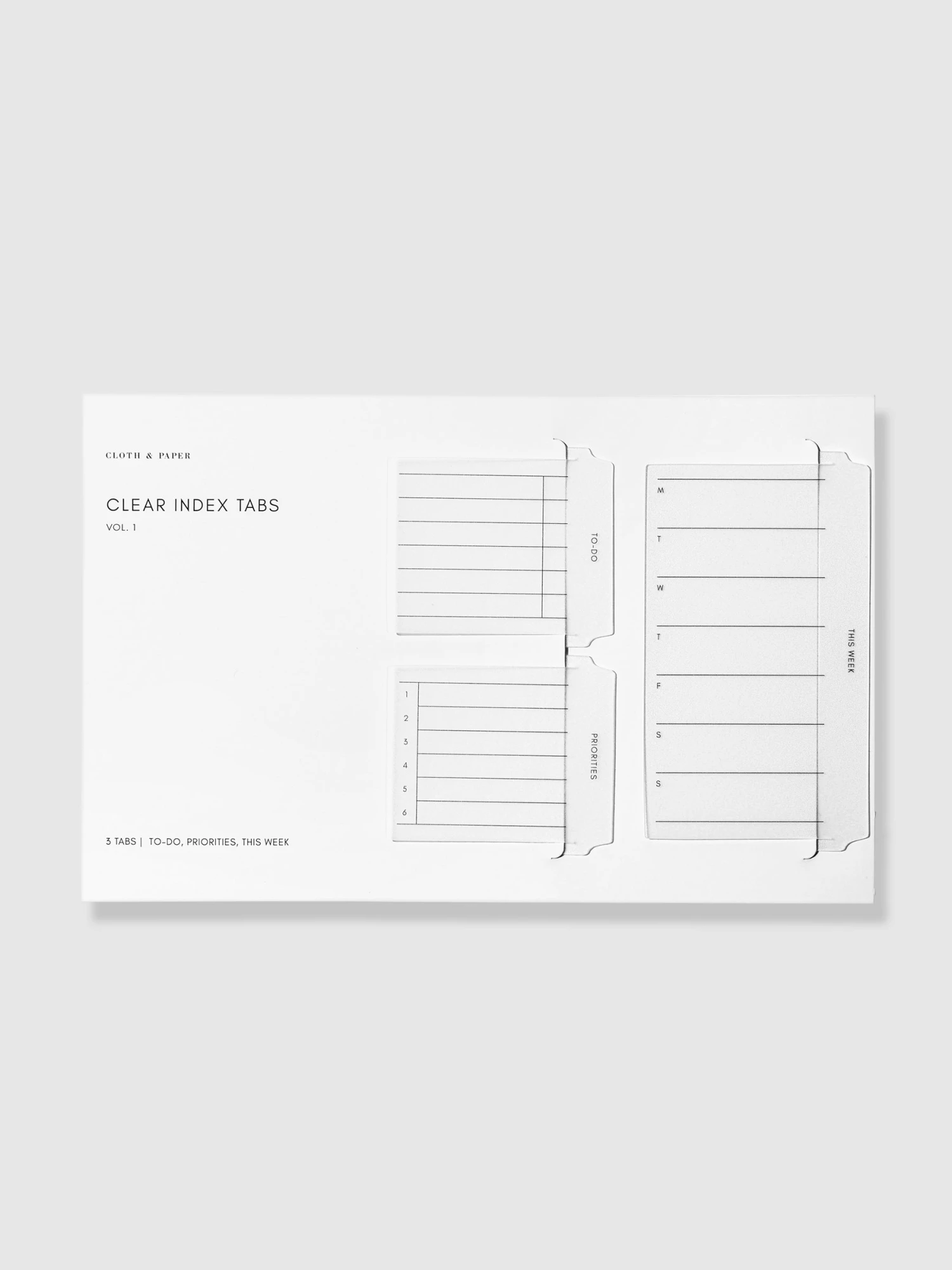 Clear Index Tabs | Vol. 1(Clear Index Tabs Vol 1) 2 Clear Index Tabs | Vol. 1(Clear Index Tabs Vol 1) - Image 2