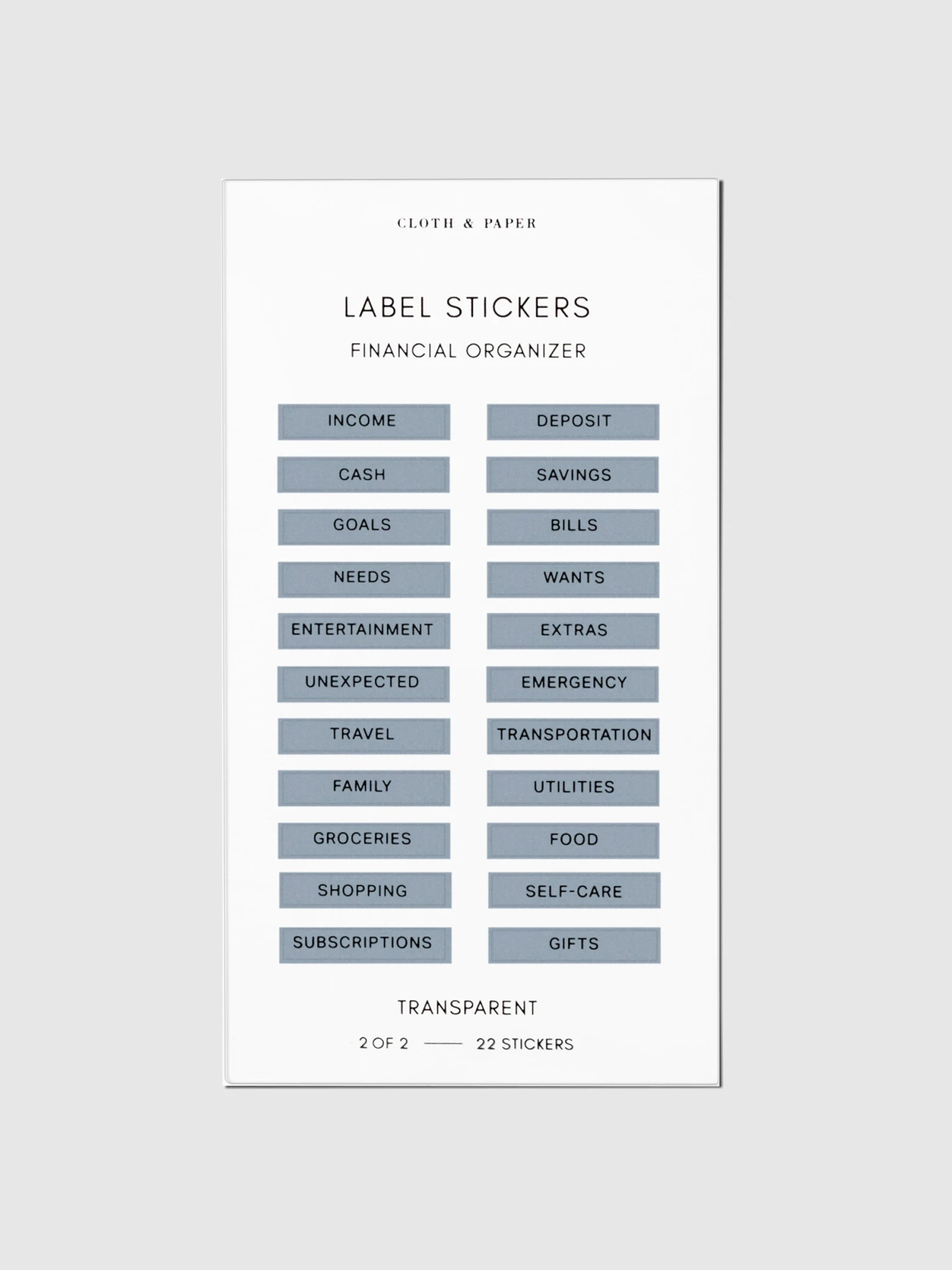 Clear Label Stickers | Financial(Clear Label Stickers Financial) 3 Clear Label Stickers | Financial(Clear Label Stickers Financial) - Image 3