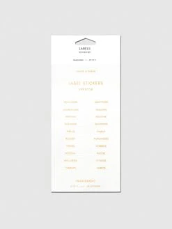 Clear Label Stickers(Clear Label Stickers) 28 Clear Label Stickers(Clear Label Stickers) -Cloth And Paper Shop Clear Label Stickers Gold Sheet 2 Lifestyle CP 1