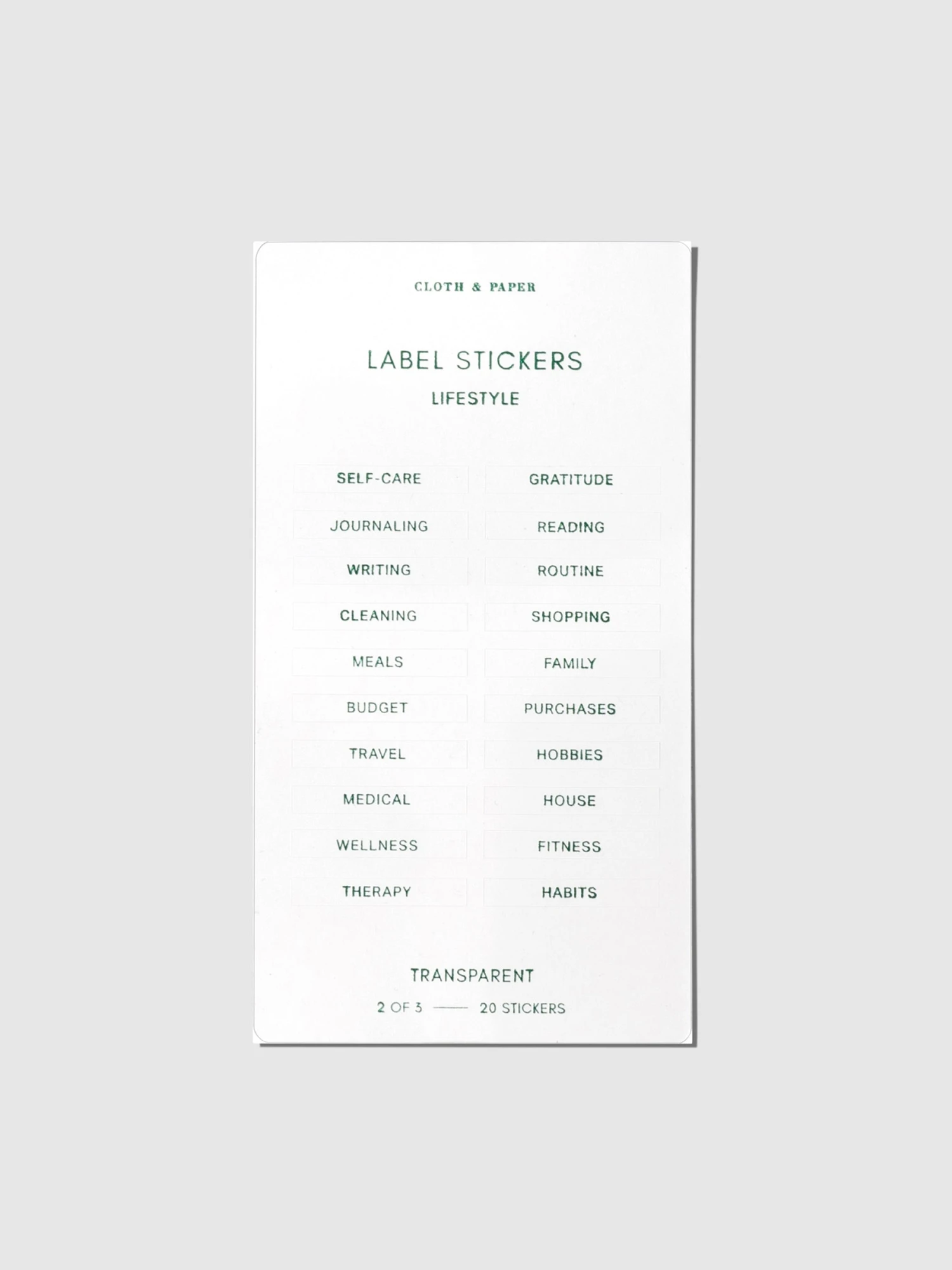 Clear Label Stickers | Legend(Clear Label Stickers Legend) 4 Clear Label Stickers | Legend(Clear Label Stickers Legend) - Image 4