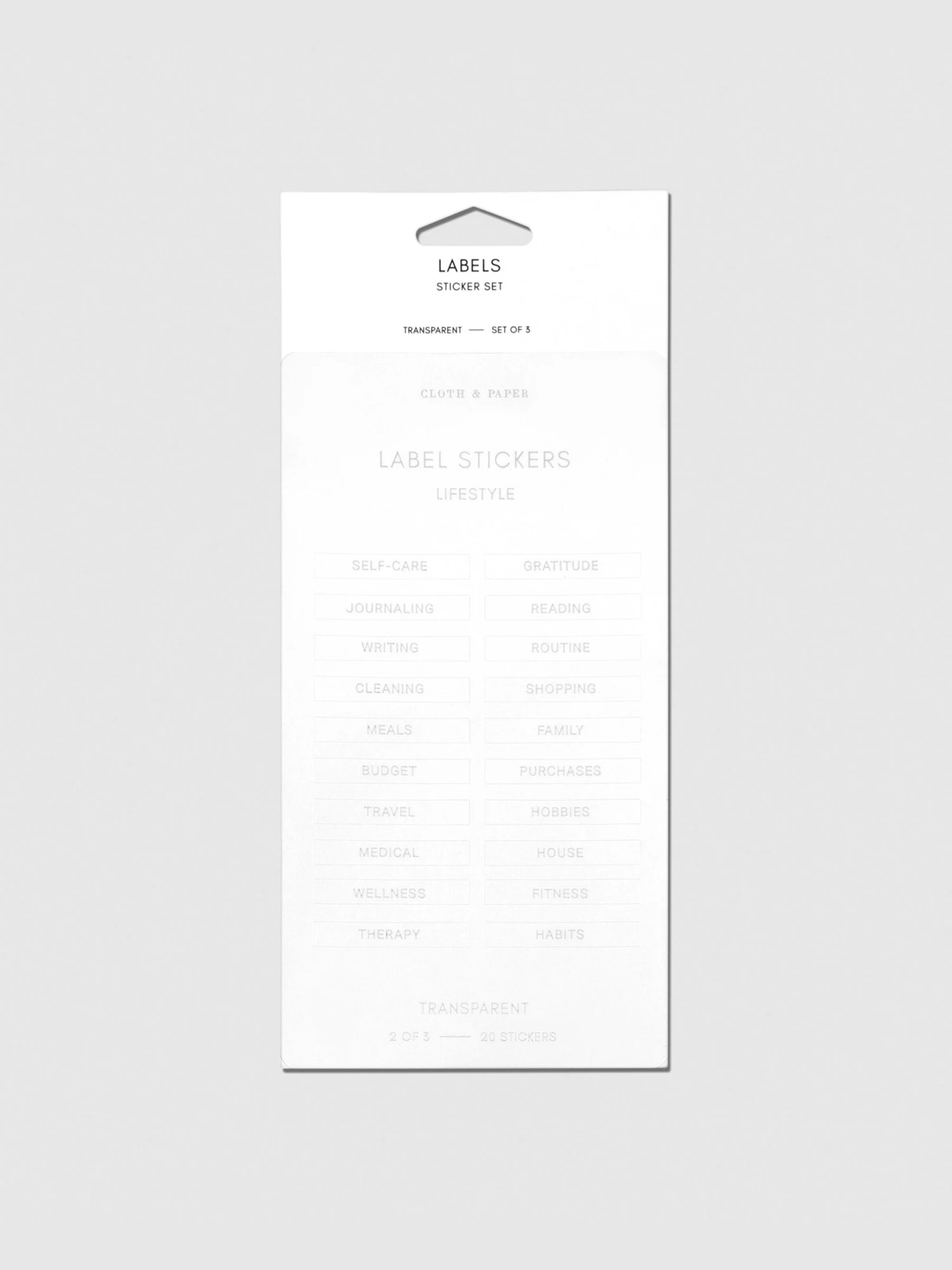 Clear Label Stickers(Clear Label Stickers) 3 Clear Label Stickers(Clear Label Stickers) - Image 3