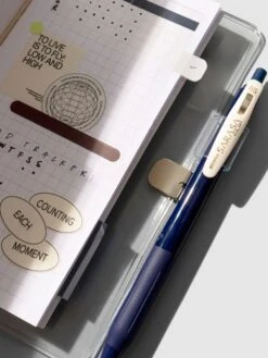 Clear Vinyl Travel Notebook Cover | Pocket Plus(Clear Vinyl Planner Travel Refillable Notebook Cover) 8 Clear Vinyl Travel Notebook Cover | Pocket Plus(Clear Vinyl Planner Travel Refillable Notebook Cover) -Cloth And Paper Shop Clear Vinyl Planner Travel Refillable Notebook Cover Apr SubBox EC CP 6