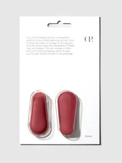 Cloth & PaperClip Duo | Merlot(Cloth Paperclip Duo Merlot)