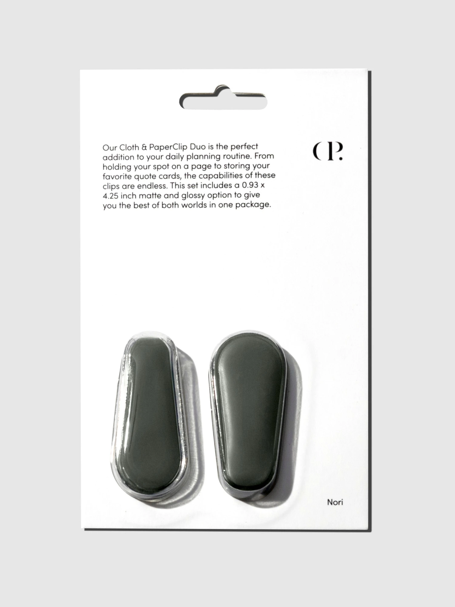 Cloth & PaperClip Duo | Nori(Cloth Paperclip Duo Nori) 1 Cloth & PaperClip Duo | Nori(Cloth Paperclip Duo Nori)