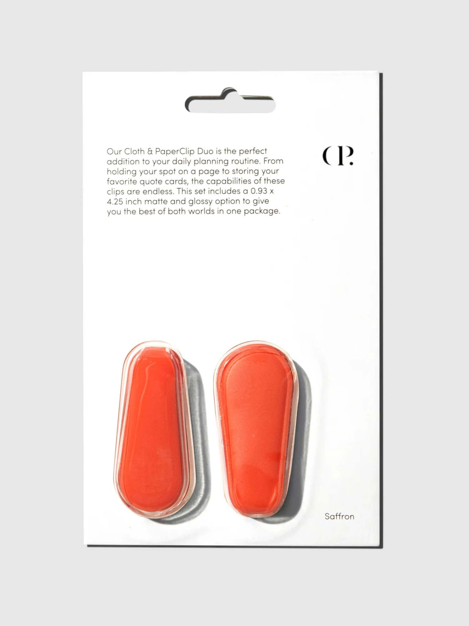 Cloth & PaperClip Duo | Saffron(Cloth Paperclip Duo Saffron) 1 Cloth & PaperClip Duo | Saffron(Cloth Paperclip Duo Saffron)