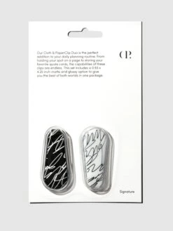 Cloth & PaperClip Duo | Signature(Cloth Paperclip Duo Signature)
