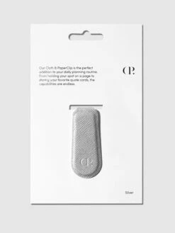 Cloth & PaperClip | Silver(Cloth Paperclip Silver)