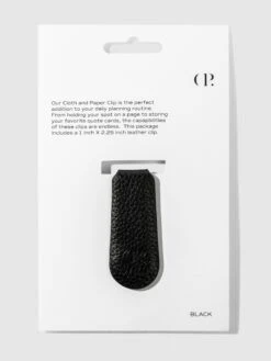 Cloth & PaperClip | Smooth Leather(Cloth Paperclip Smooth Leather) 10 Cloth & PaperClip | Smooth Leather(Cloth Paperclip Smooth Leather) -Cloth And Paper Shop Cloth and PaperClip Smooth Leather Black CP 1