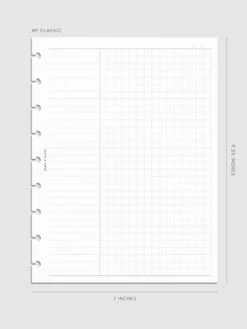 Column Note Taking Planner Insert(Column Note Taking Planner Insert) 21 Column Note Taking Planner Insert(Column Note Taking Planner Insert) -Cloth And Paper Shop Column Note Taking Planner Insert HPC CP 1