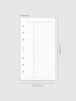 Column Note Taking Planner Insert(Column Note Taking Planner Insert) 17 Column Note Taking Planner Insert(Column Note Taking Planner Insert) -Cloth And Paper Shop Column Note Taking Planner Insert Personal CP 1