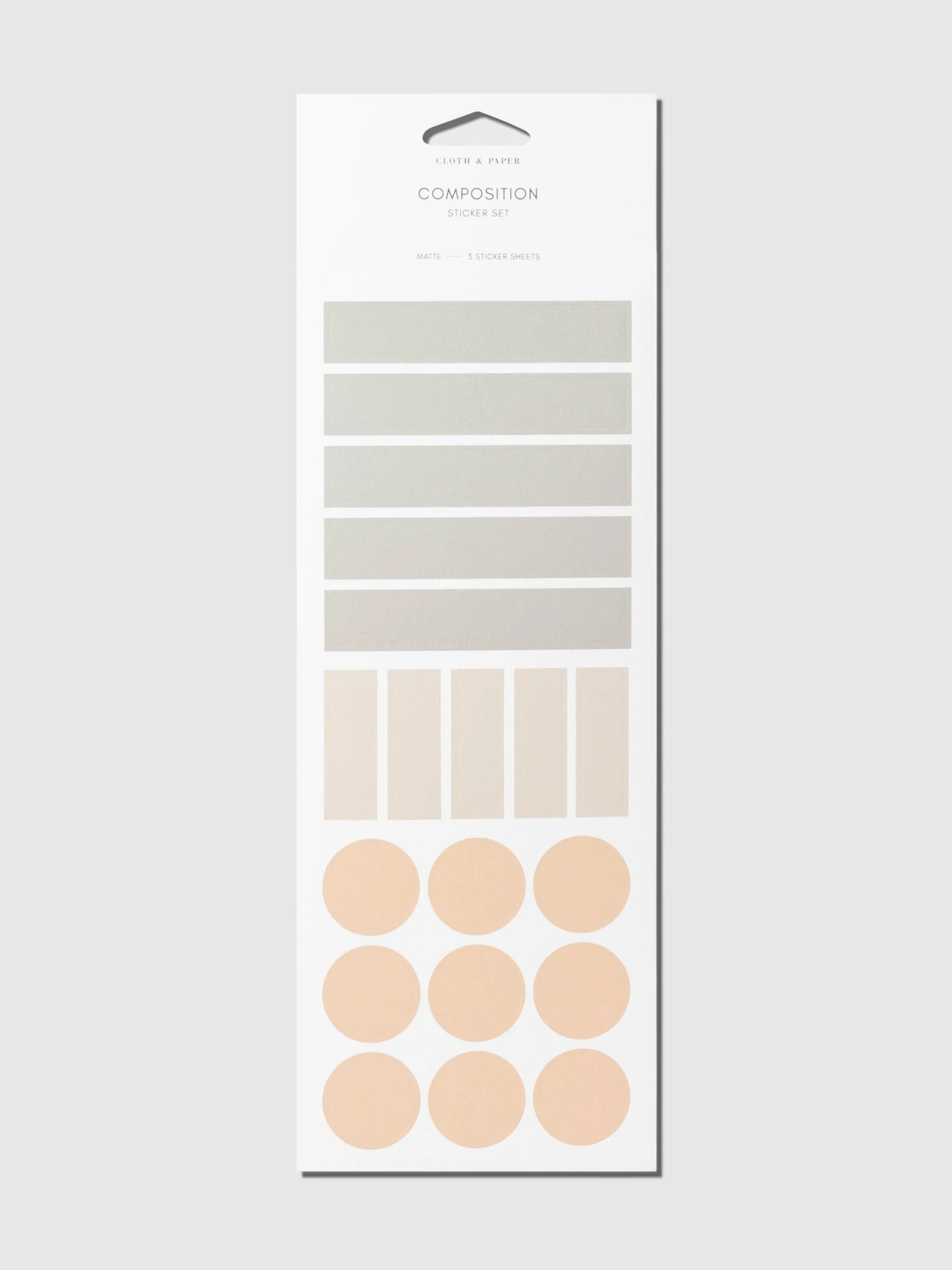 Last Call | Composition Stickers | Earl Grey, Crêpe + Angora(Composition Stickers Earl Grey Crepe Angora) 1 Last Call | Composition Stickers | Earl Grey, Crêpe + Angora(Composition Stickers Earl Grey Crepe Angora)