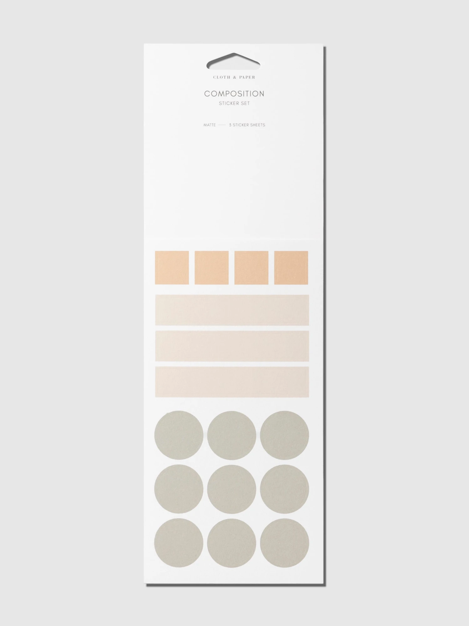 Last Call | Composition Stickers | Earl Grey, Crêpe + Angora(Composition Stickers Earl Grey Crepe Angora) 3 Last Call | Composition Stickers | Earl Grey, Crêpe + Angora(Composition Stickers Earl Grey Crepe Angora) - Image 3