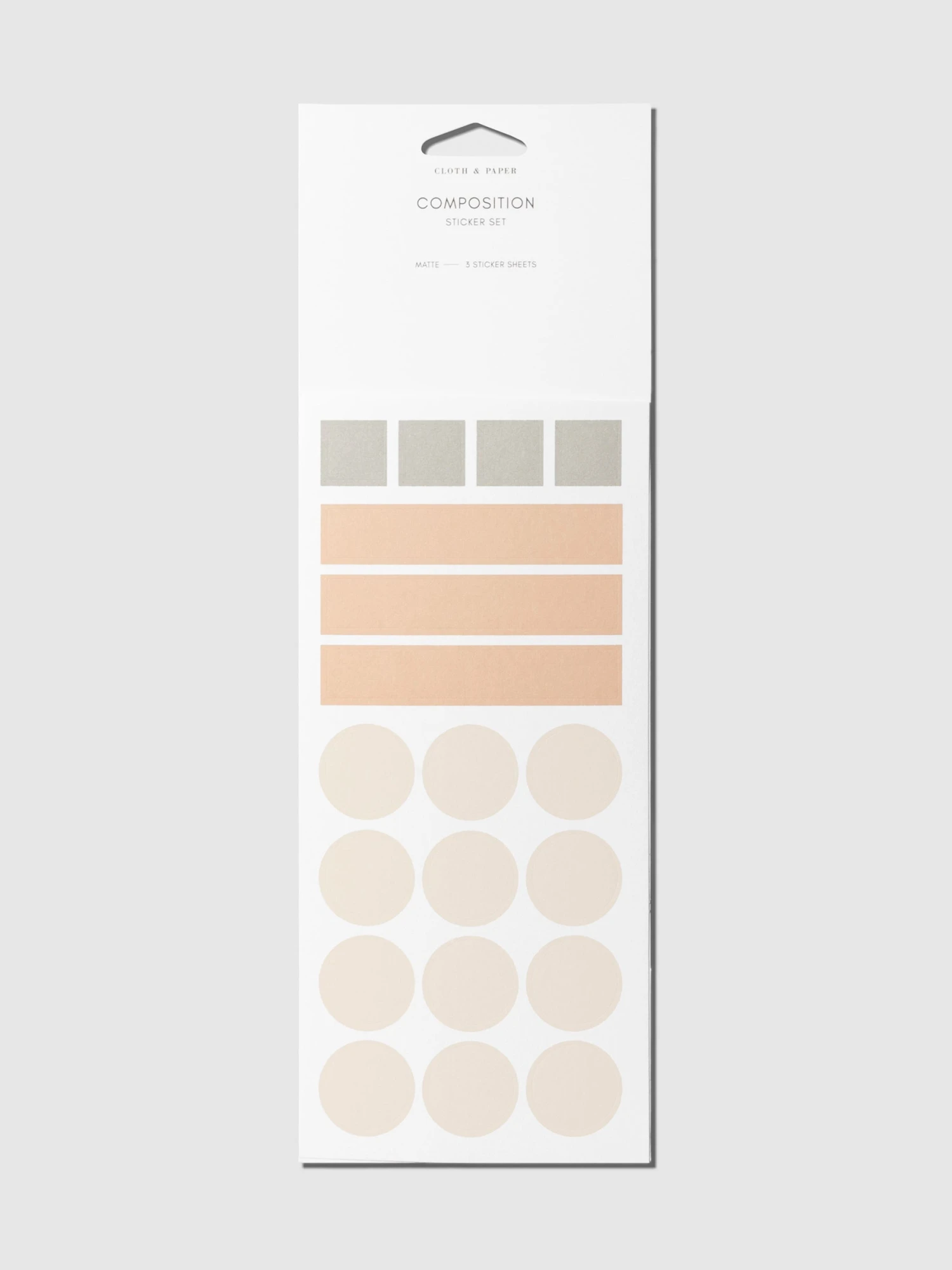 Last Call | Composition Stickers | Earl Grey, Crêpe + Angora(Composition Stickers Earl Grey Crepe Angora) 4 Last Call | Composition Stickers | Earl Grey, Crêpe + Angora(Composition Stickers Earl Grey Crepe Angora) - Image 4