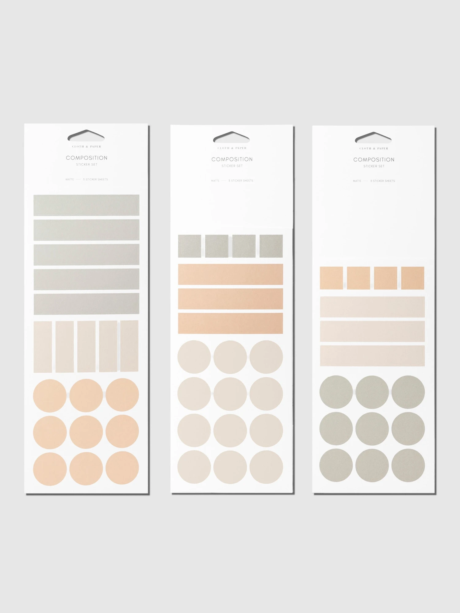 Last Call | Composition Stickers | Earl Grey, Crêpe + Angora(Composition Stickers Earl Grey Crepe Angora) 2 Last Call | Composition Stickers | Earl Grey, Crêpe + Angora(Composition Stickers Earl Grey Crepe Angora) - Image 2