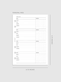 Contact List Planner Inserts | Refreshed Design(Contact List Planner Inserts Refreshed Design) 29 Contact List Planner Inserts | Refreshed Design(Contact List Planner Inserts Refreshed Design) -Cloth And Paper Shop Contact List Planner Inserts Refreshed Design PW CP 1