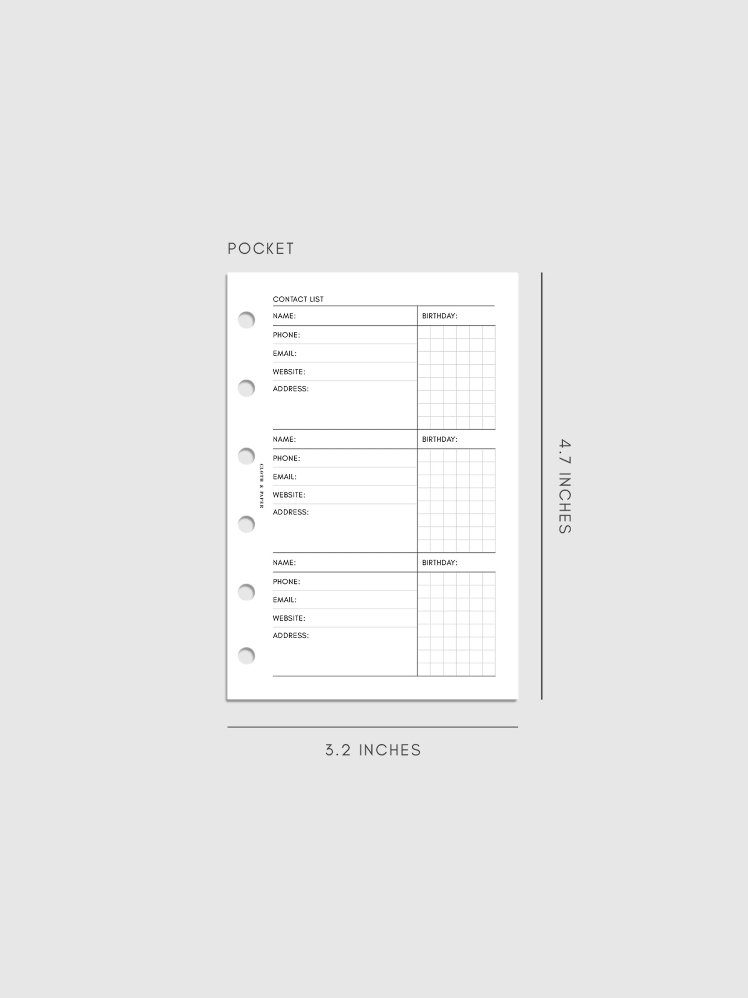 Contact List Planner Inserts | Refreshed Design(Contact List Planner Inserts Refreshed Design) 11 Contact List Planner Inserts | Refreshed Design(Contact List Planner Inserts Refreshed Design) - Image 11