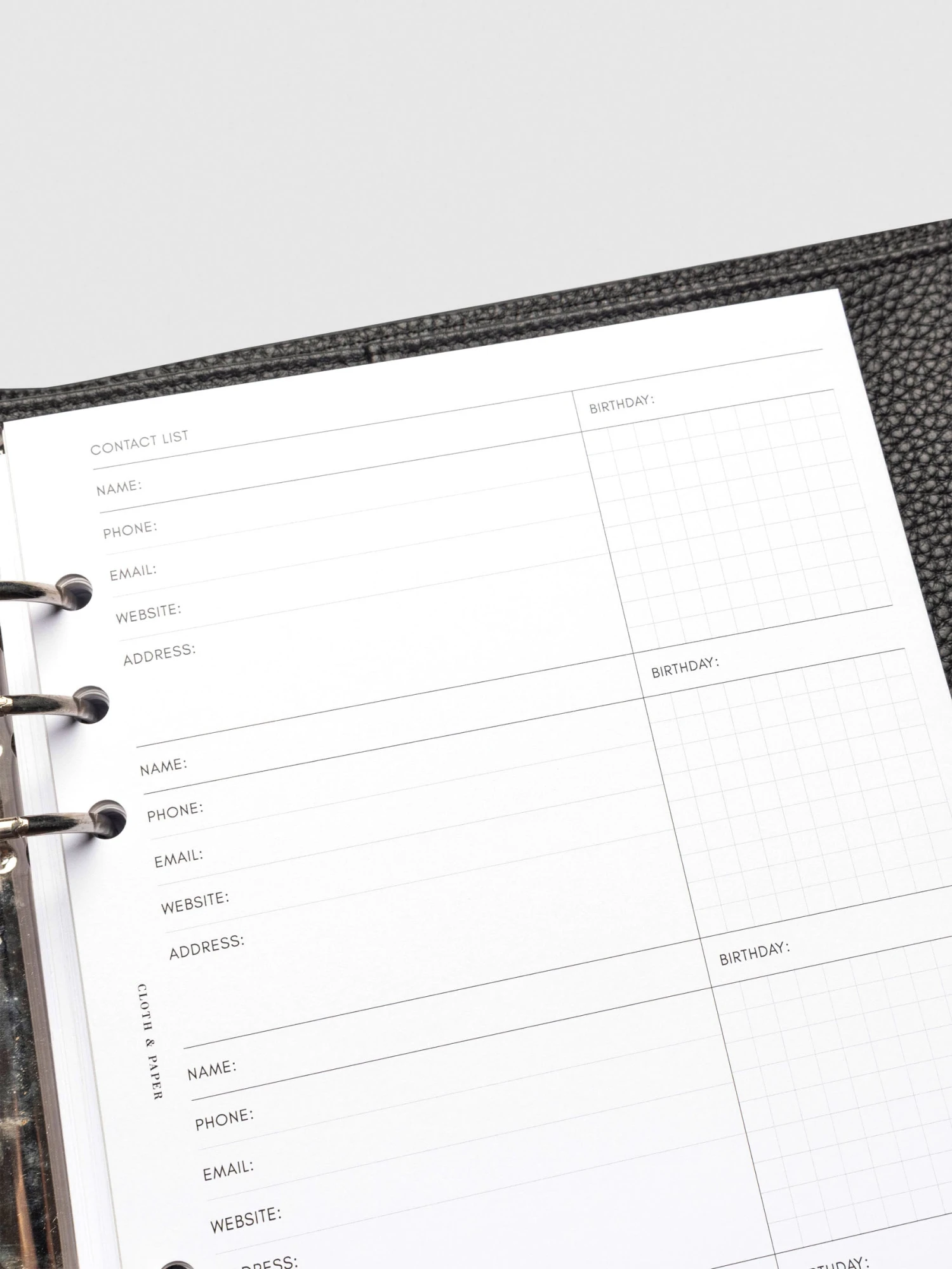Contact List Planner Inserts | Refreshed Design(Contact List Planner Inserts Refreshed Design) 5 Contact List Planner Inserts | Refreshed Design(Contact List Planner Inserts Refreshed Design) - Image 5