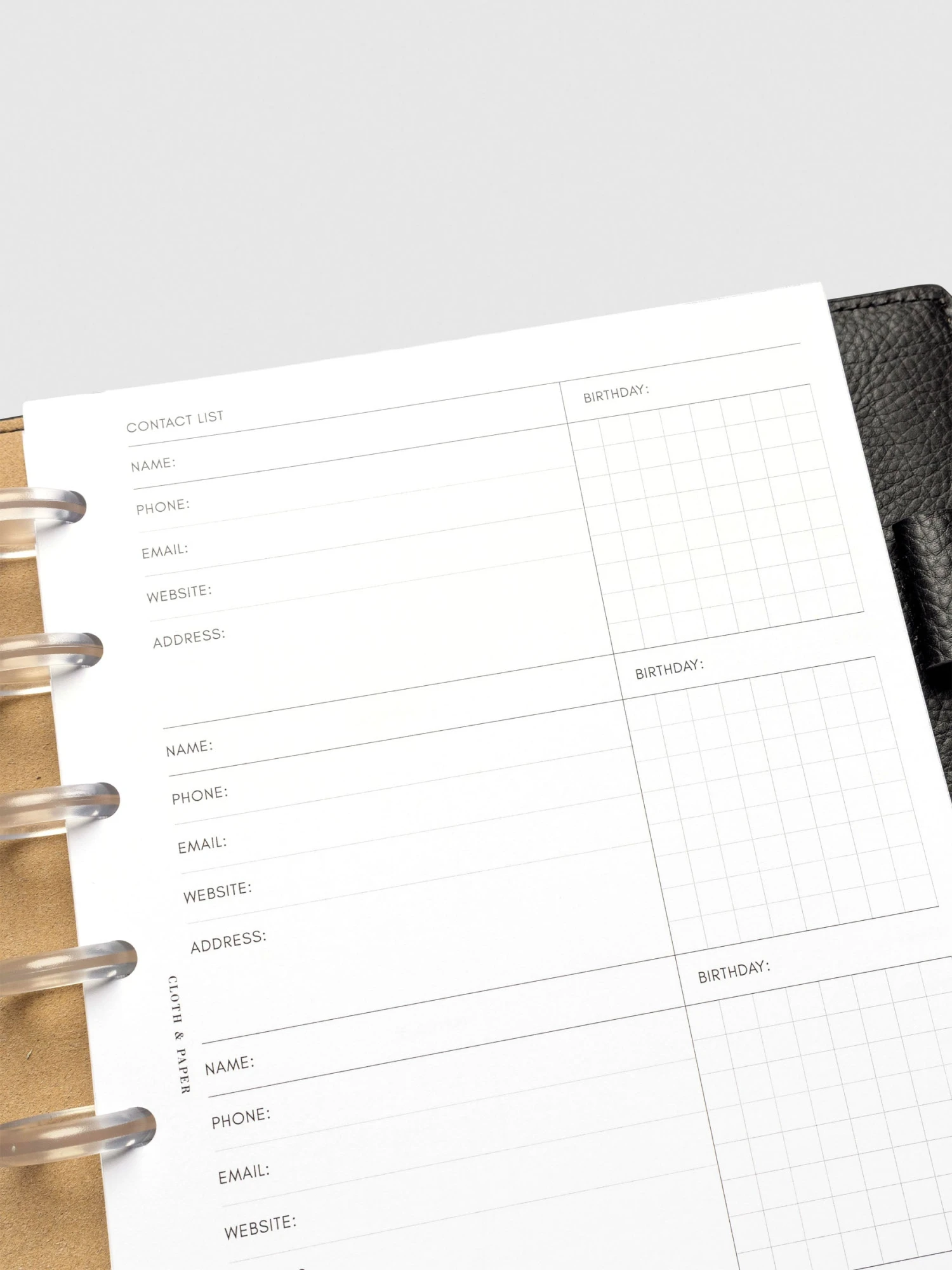 Contact List Planner Inserts | Refreshed Design(Contact List Planner Inserts Refreshed Design) 7 Contact List Planner Inserts | Refreshed Design(Contact List Planner Inserts Refreshed Design) - Image 7