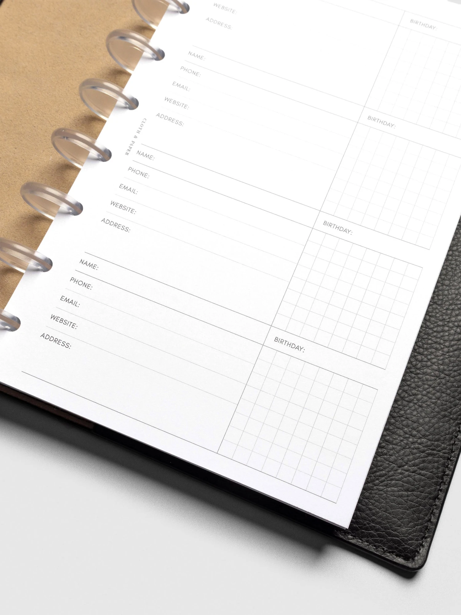 Contact List Planner Inserts | Refreshed Design(Contact List Planner Inserts Refreshed Design) 4 Contact List Planner Inserts | Refreshed Design(Contact List Planner Inserts Refreshed Design) - Image 4