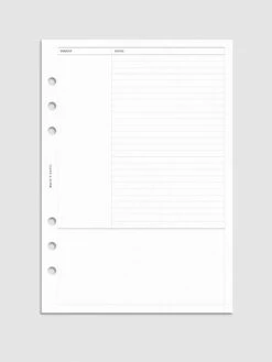 Cornell Style Note Inserts | 2nd Edition(New Cornell Style Note Inserts Updated Design)