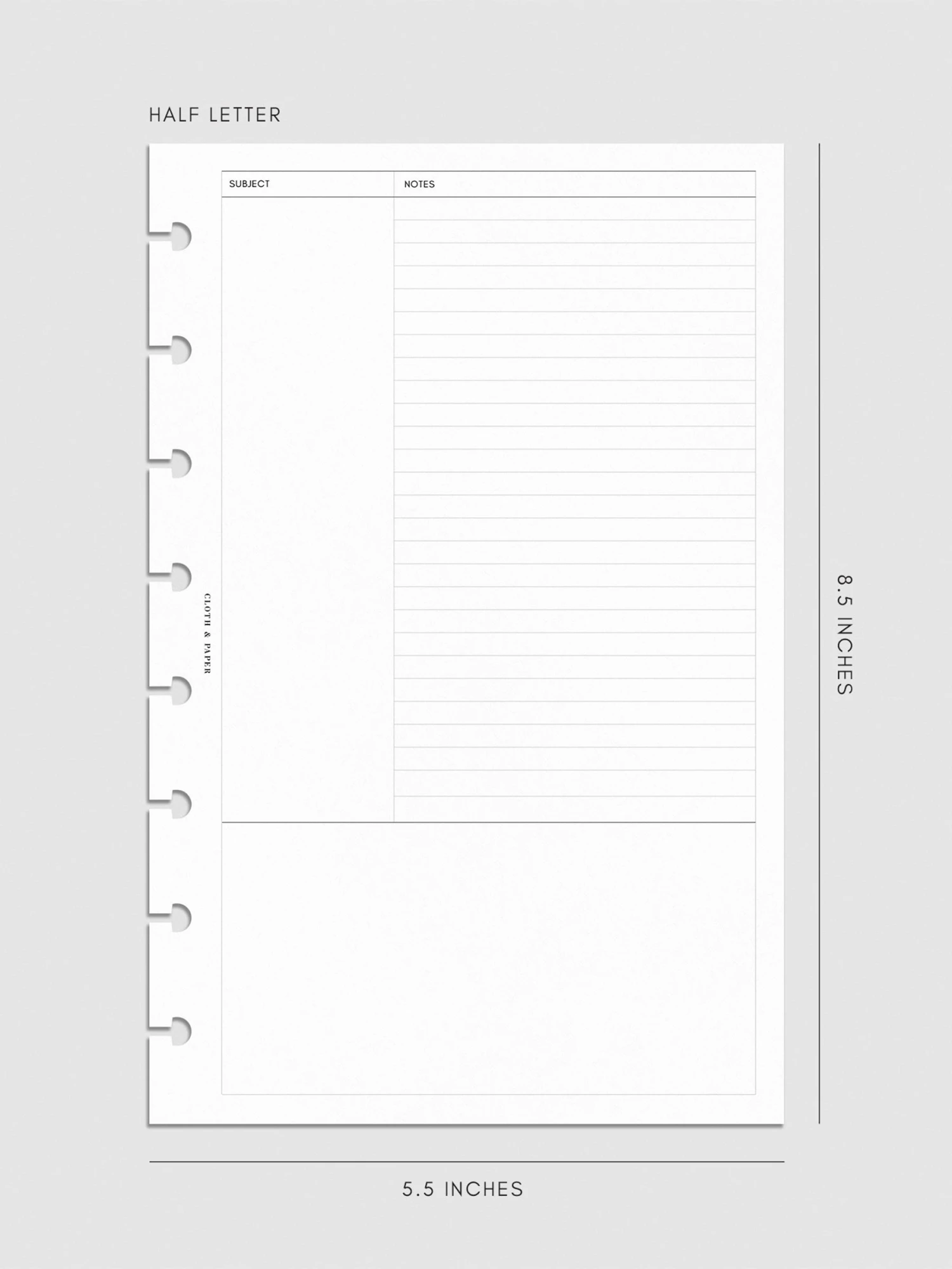 Cornell Style Note Inserts | 2nd Edition(New Cornell Style Note Inserts Updated Design) 11 Cornell Style Note Inserts | 2nd Edition(New Cornell Style Note Inserts Updated Design) - Image 11
