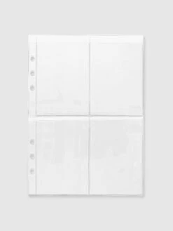 Crystal Clear Credit Card Holder(Crystal Clear Credit Card Holders) -Cloth And Paper Shop Crystal Clear Credit Card Holder A5 CP 1