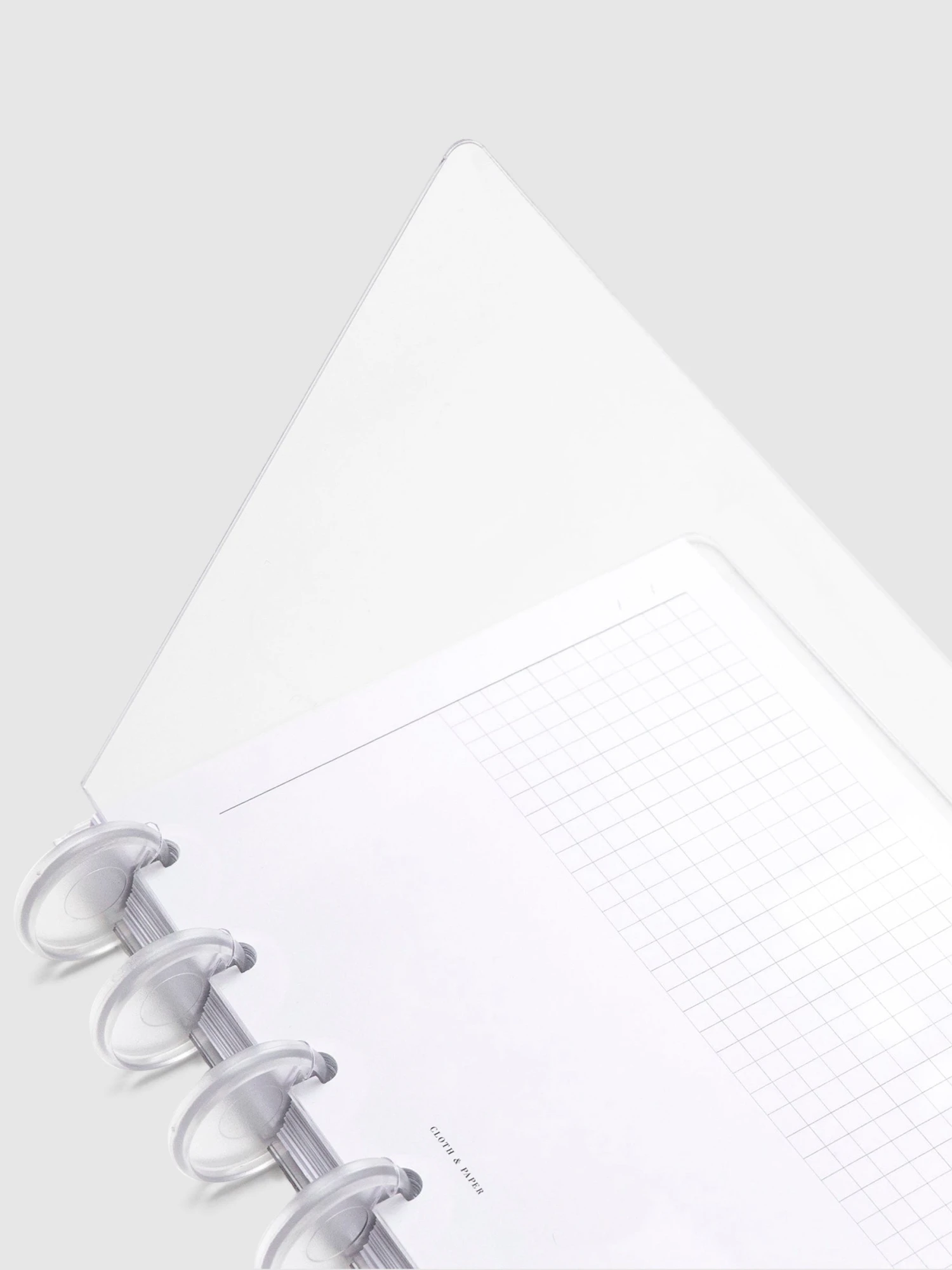 Crystal Clear Discbound Notebook Cover | HP Classic(Crystal Clear Discbound Notebook Cover Hp Classic) 3 Crystal Clear Discbound Notebook Cover | HP Classic(Crystal Clear Discbound Notebook Cover Hp Classic) - Image 3