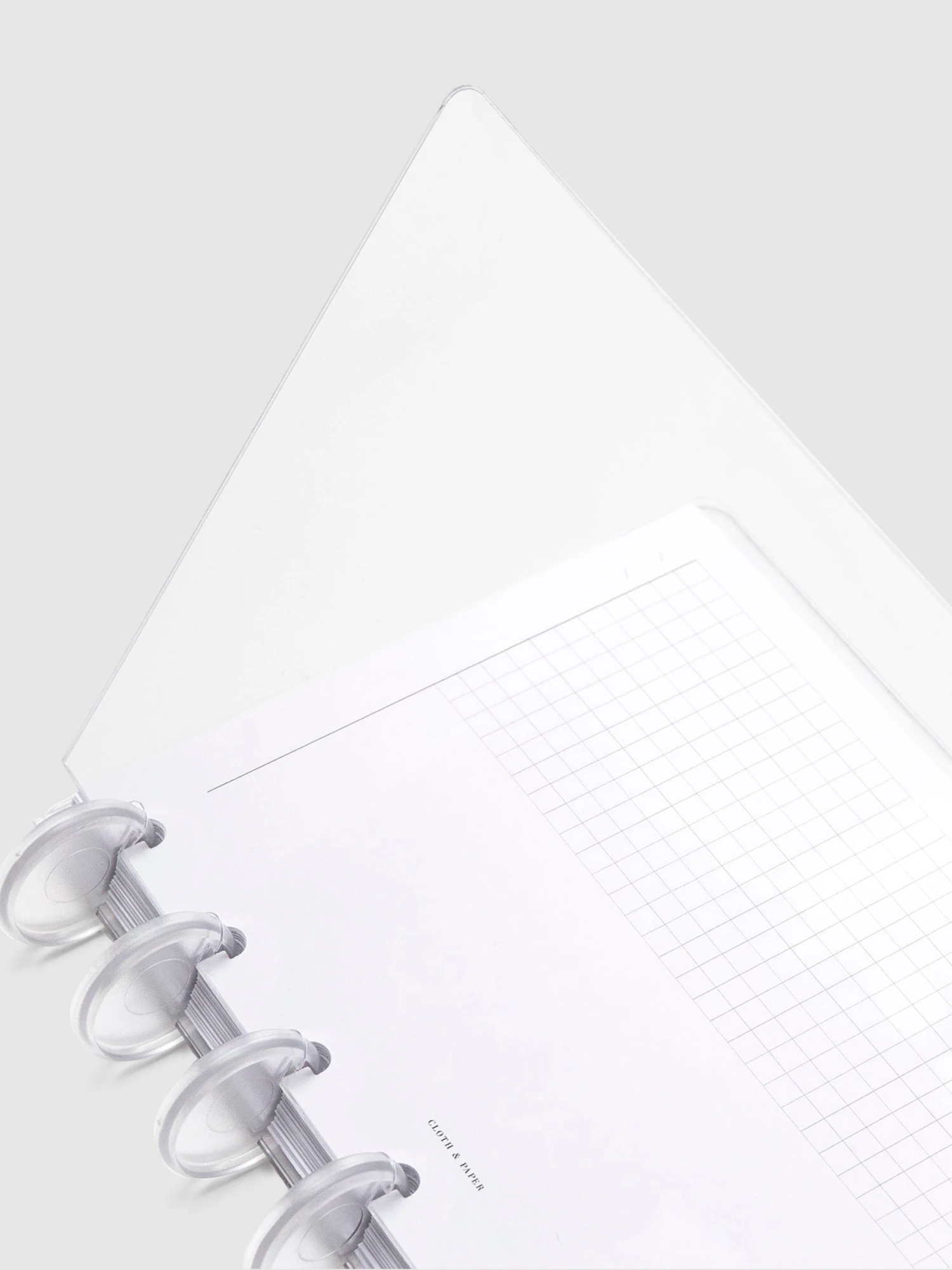 Crystal Clear Discbound Notebook Cover | HP Mini(Crystal Clear Discbound Notebook Cover Hp Mini 1) 4 Crystal Clear Discbound Notebook Cover | HP Mini(Crystal Clear Discbound Notebook Cover Hp Mini 1) - Image 4