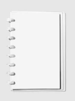 Crystal Clear Discbound Notebook Cover | Half Letter(Crystal Clear Discbound Notebook Cover Half Letter 1)