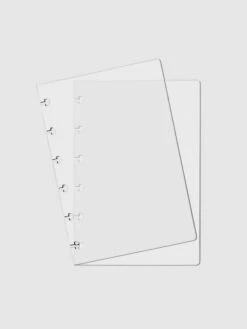 Crystal Clear Discbound Notebook Cover | CP Petite(Crystal Clear Discbound Notebook Cover Cp Petite)