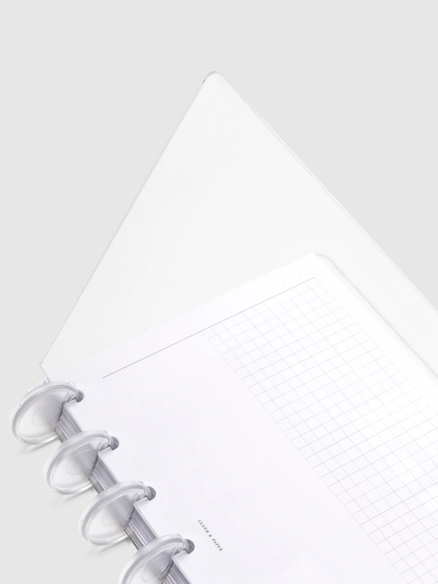 Crystal Clear Discbound Notebook Cover | CP Petite(Crystal Clear Discbound Notebook Cover Cp Petite) 4 Crystal Clear Discbound Notebook Cover | CP Petite(Crystal Clear Discbound Notebook Cover Cp Petite) - Image 4