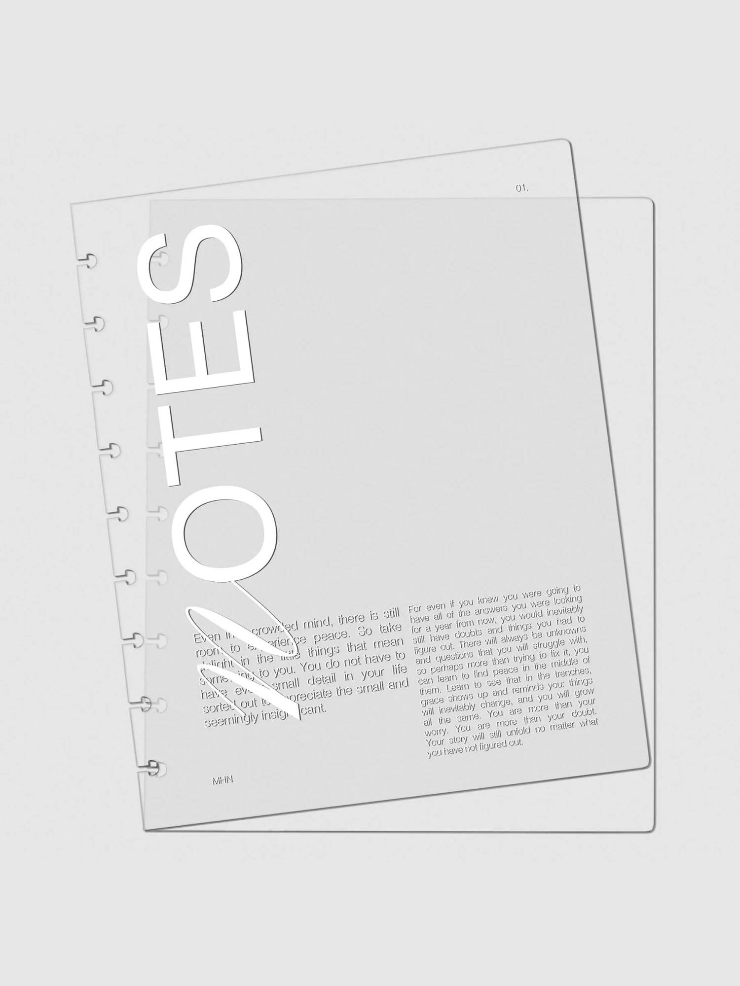 Crystal Clear Notebook Cover | Notes | HP Classic(Crystal Clear Notebook Cover Notes Hp Classic) 2 Crystal Clear Notebook Cover | Notes | HP Classic(Crystal Clear Notebook Cover Notes Hp Classic) - Image 2