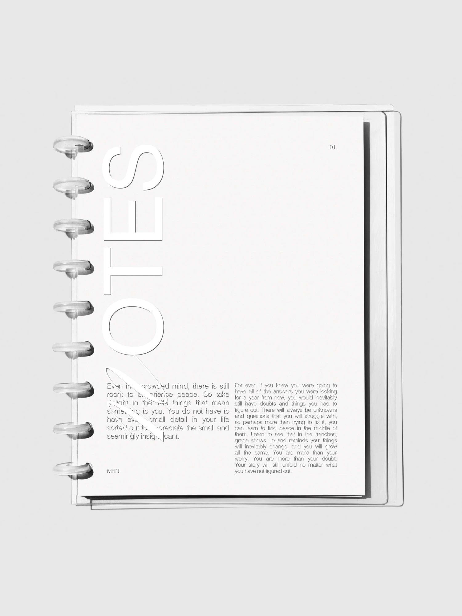 Crystal Clear Notebook Cover | Notes | HP Classic(Crystal Clear Notebook Cover Notes Hp Classic) 3 Crystal Clear Notebook Cover | Notes | HP Classic(Crystal Clear Notebook Cover Notes Hp Classic) - Image 3