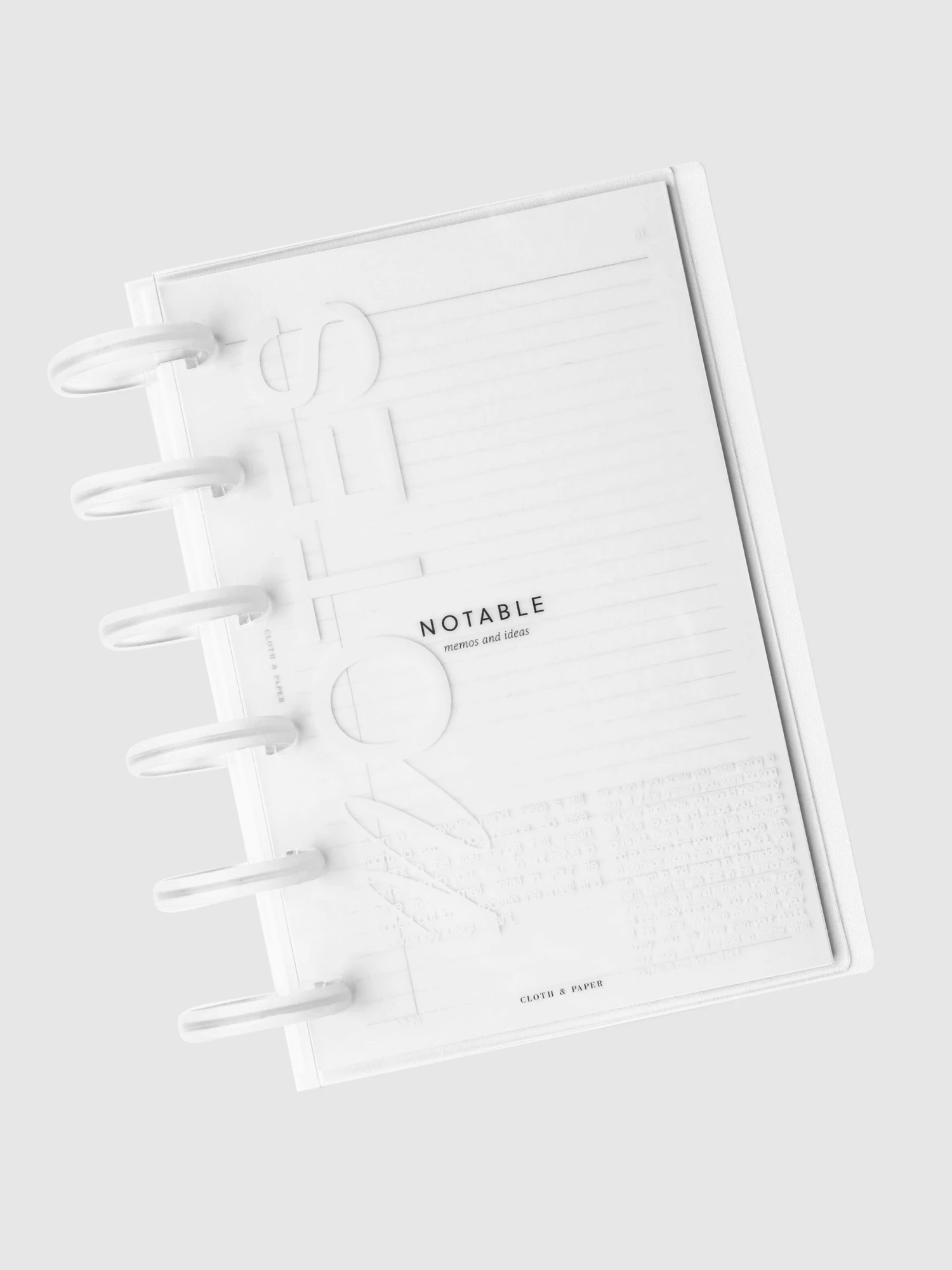 Crystal Clear Notebook Cover | Notes | Half Letter(Crystal Clear Notebook Cover Notes Half Letter) 4 Crystal Clear Notebook Cover | Notes | Half Letter(Crystal Clear Notebook Cover Notes Half Letter) - Image 4