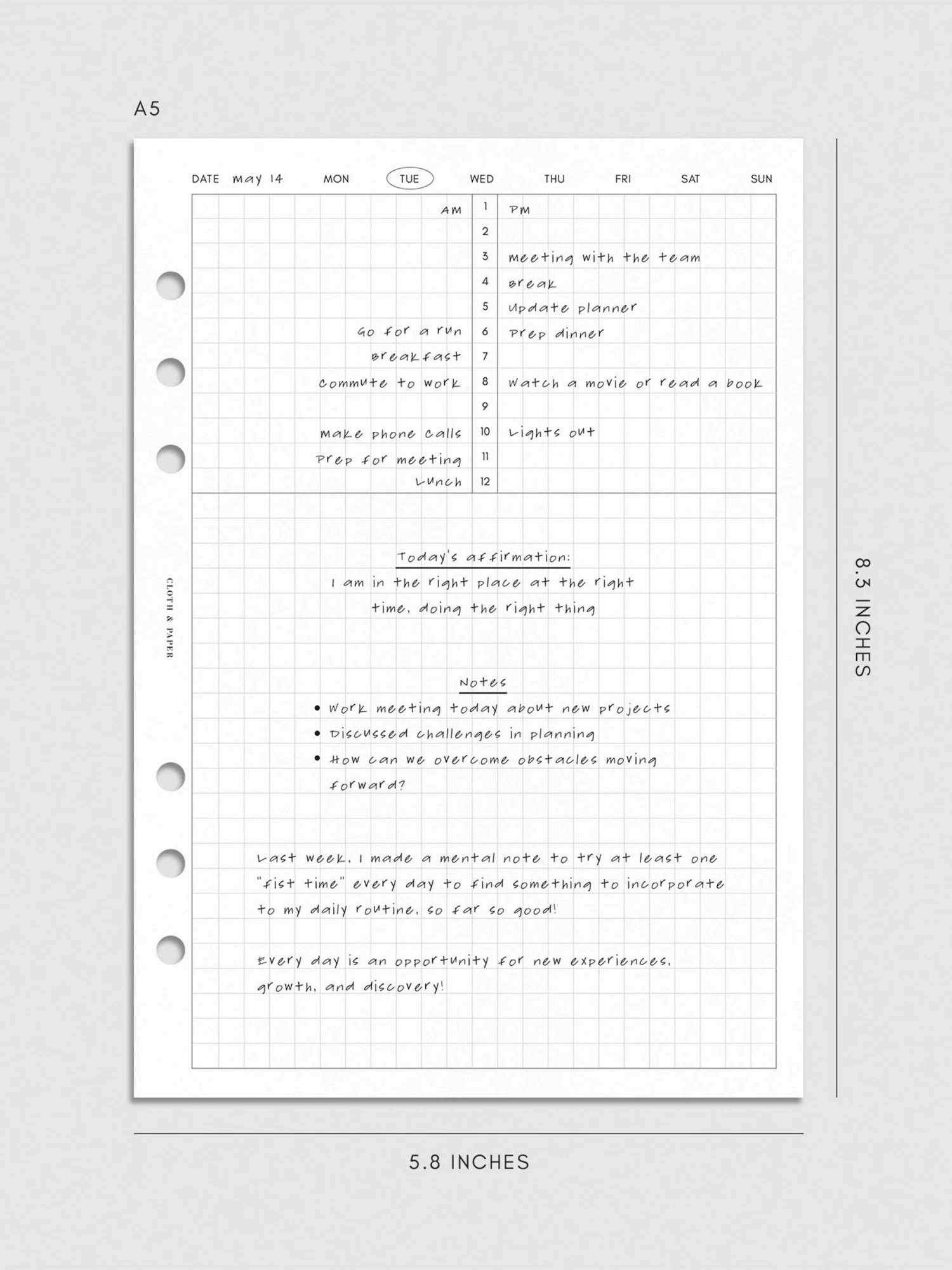 Daily Agenda Graph Inserts | Undated 24 Hours(Daily Agenda Graph Inserts Undated 24 Hours) 3 Daily Agenda Graph Inserts | Undated 24 Hours(Daily Agenda Graph Inserts Undated 24 Hours) - Image 3