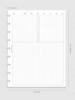 Daily Agenda Graph Inserts | Undated 24 Hours(Daily Agenda Graph Inserts Undated 24 Hours) 23 Daily Agenda Graph Inserts | Undated 24 Hours(Daily Agenda Graph Inserts Undated 24 Hours) -Cloth And Paper Shop Daily Agenda Graph Inserts Undated 24 Hours HPC Vol3 CP 1