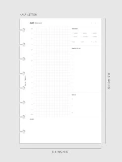 Daily Itinerary Inserts(Daily Itinerary Inserts) 19 Daily Itinerary Inserts(Daily Itinerary Inserts) -Cloth And Paper Shop Daily Itinerary Inserts HL CP 1