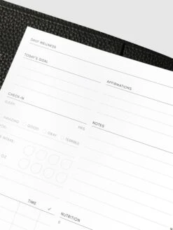 Daily Wellness Planner Inserts(Daily Wellness Planner Inserts) -Cloth And Paper Shop Daily Wellness Planner Inserts A5 CP 3