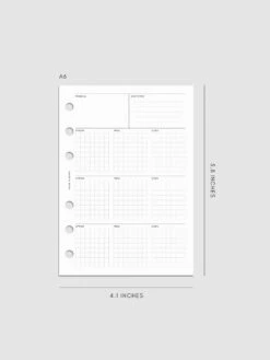 Decision Making Planner Inserts(Decision Making Planner Inserts) -Cloth And Paper Shop Decision Making Inserts Mockup A6
