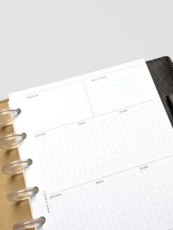 Decision Making Planner Inserts(Decision Making Planner Inserts) -Cloth And Paper Shop Decision Making Inserts Mockup Half Letter 2