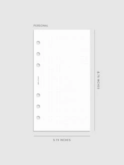 Dot Grid Planner Inserts(Dot Grid Planner Inserts) 24 Dot Grid Planner Inserts(Dot Grid Planner Inserts) -Cloth And Paper Shop Dot Grid Planner Inserts Mockup Personal CP 1