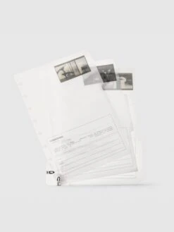 Editorial Vellum Planner Dividers(Editorial Vellum Dividers) -Cloth And Paper Shop Editorial Vellum Planner Dividers FrontRow Collection Half Letter CP 1